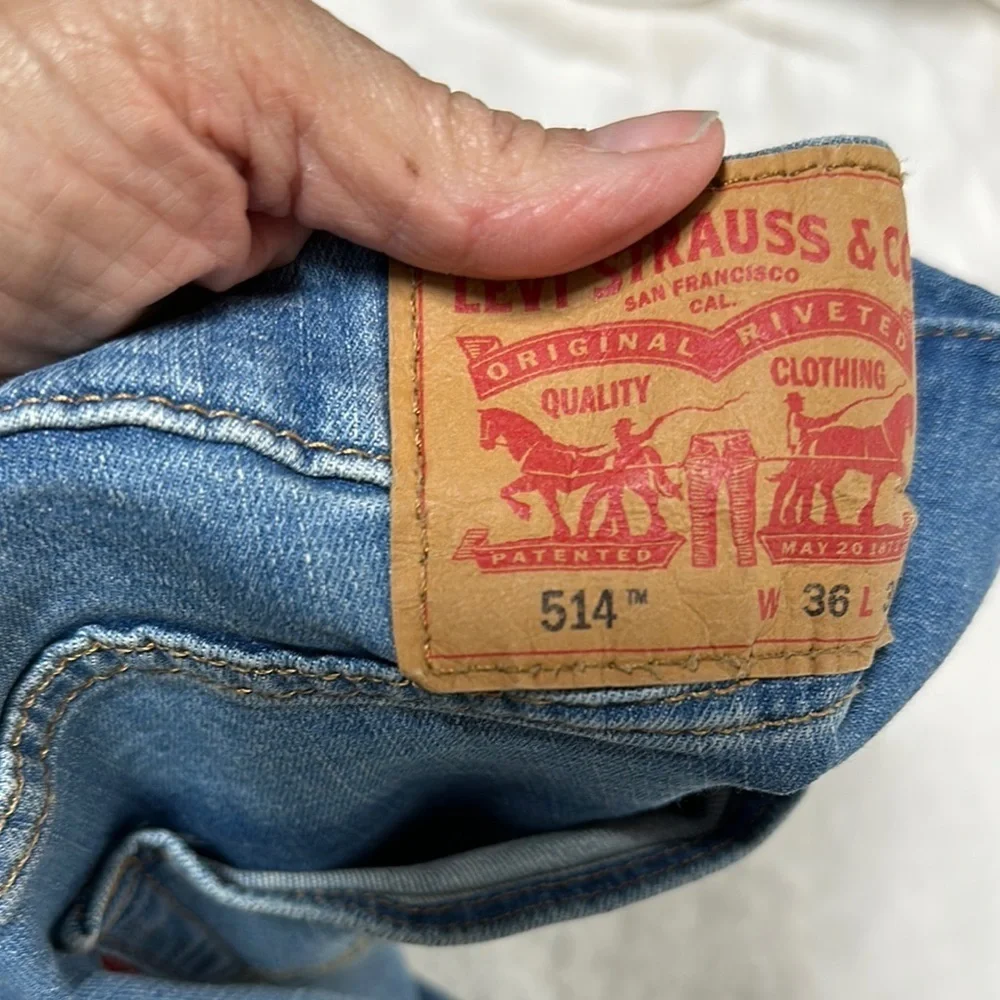 Levi's 514 Blue Bootcut Men's Jeans 36x30
